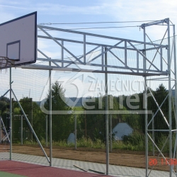 Kontrukce basketbalového koše - náhled